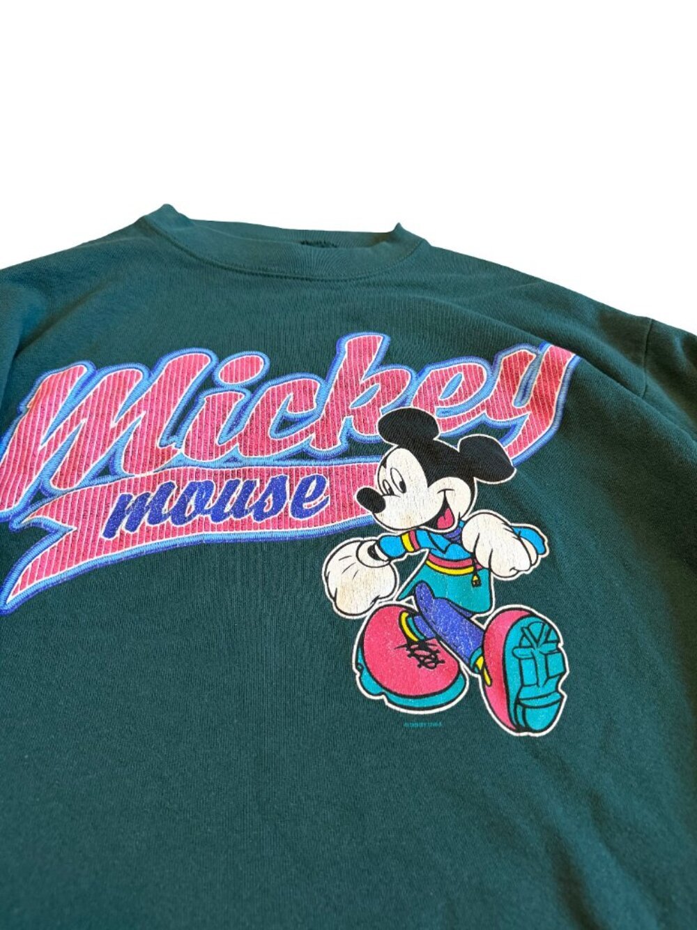 Mickey Unlimited Vintage 1990s Mouse Sweatshirt Pullover Retro 90s Size Medium - Picture 2 of 11